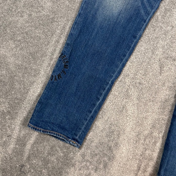 Diesel Denim Jeans Buster-P Regular Slim Tapered Graphic Print  Mens 31x29 - Picture 4 of 16